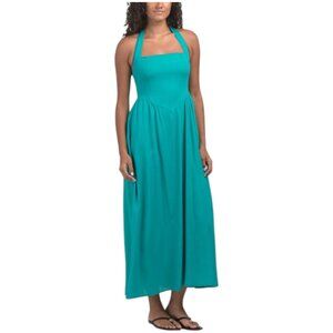 WHITE CLOSET Halter Maxi Dress